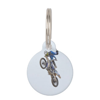 Médaillon Pour Animaux Tours d'extrémité de motocross