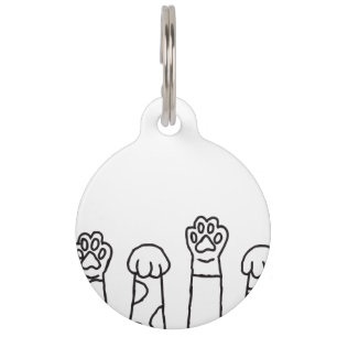 Médaillon Pour Animaux Tous les pattes sur Deck-Vert Citations de chien c