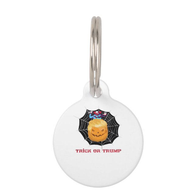Médaillon Pour Animaux Trick Ou Halloween Clown effrayant (Devant)