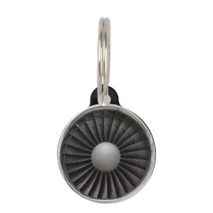 Médaillon Pour Animaux Ventilateur de turbine moteur à réaction personnal