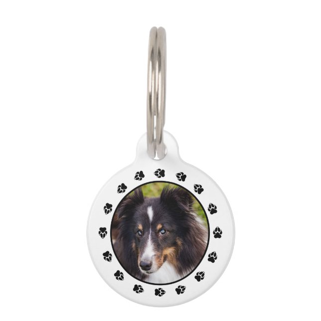 Médaillon Pour Animaux Votre photo personnalisée pour animaux de compagni (Devant)