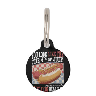 Médaillon Pour Animaux Vous ressemblez au 4 juillet Citation drôle et mig