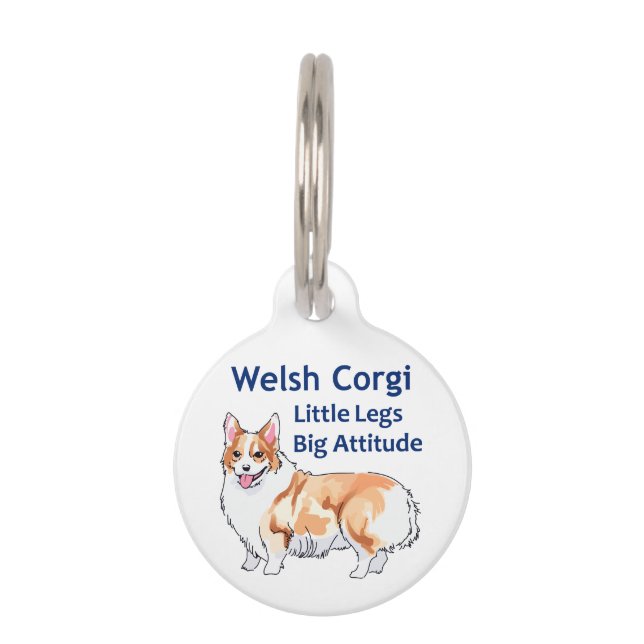 Médaillon Pour Animaux Welsh Corgi (Devant)