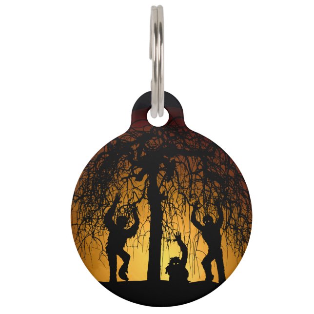 Médaillon Pour Animaux Zombie Hoard (Dos)