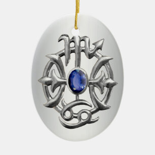 Médaillon Scorpio et Poissons 2 Ornement
