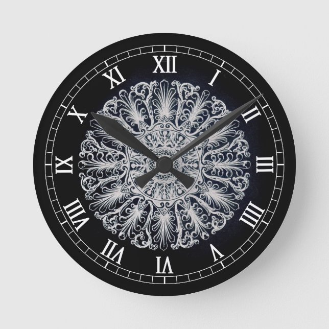 Médaillon victorien Horloge murale (Recto)