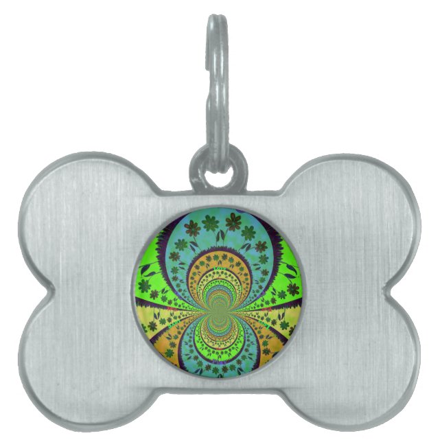 Médaillons Pour Animaux Domestiques Africain traditionnel Hakuna Matata Couleurs.png (Devant)