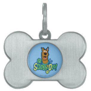 Médaillons Pour Animaux Domestiques Badge de caractère Empreinte de patte Scooby-Doo