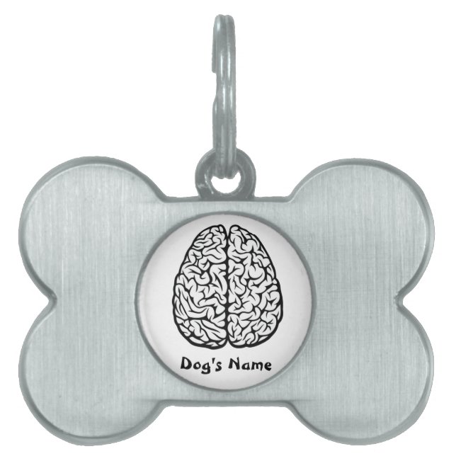 Médaillons Pour Animaux Domestiques Balise Chien Brainy (Devant)