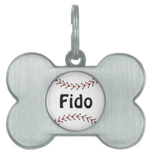 Médaillons Pour Animaux Domestiques Balise Chien de baseball