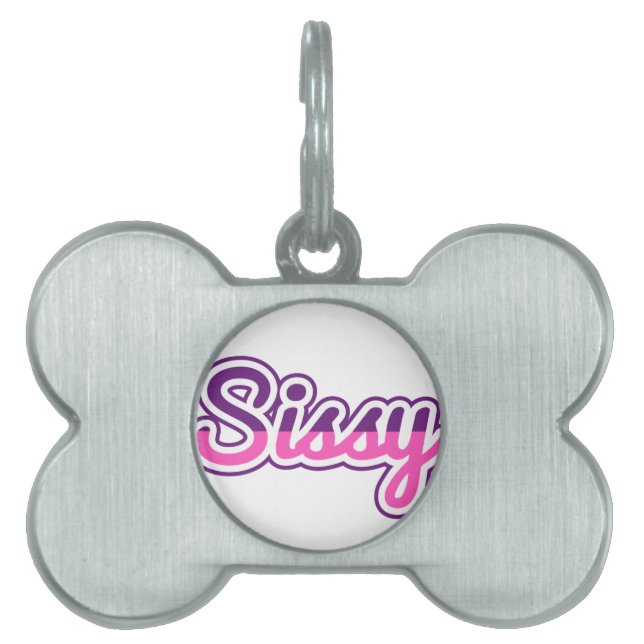 Médaillons Pour Animaux Domestiques Balise Chien Sissy (Devant)