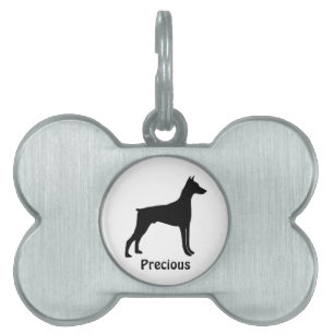 Médaillons Pour Animaux Domestiques Balise Doberman Pinscher Chien personnalisée