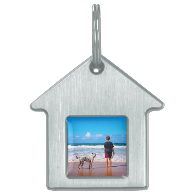 Médaillons Pour Animaux Domestiques Balise Personnaliser Vos Animaux Photo Pet ID (Devant)