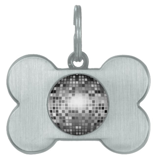 MÉDAILLONS POUR ANIMAUX DOMESTIQUES BALL DISCO (Devant)