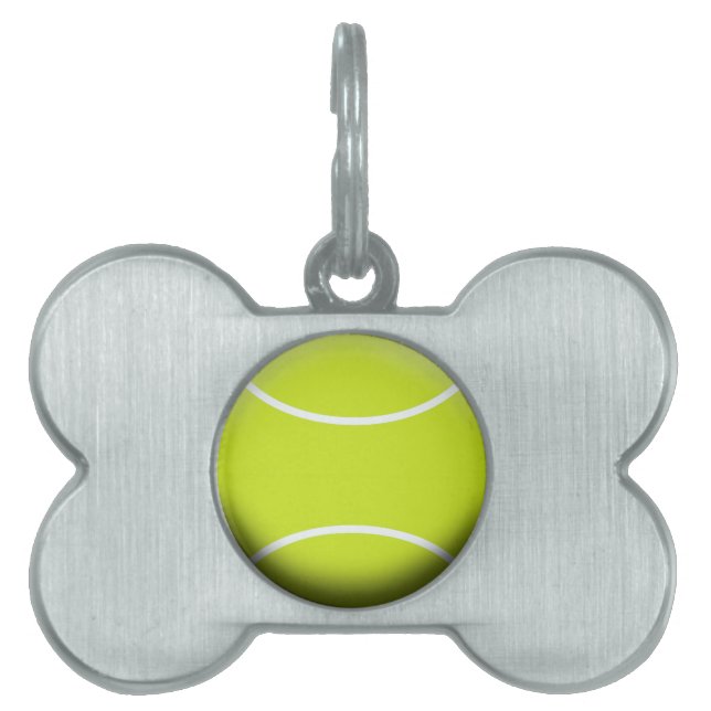 MÉDAILLONS POUR ANIMAUX DOMESTIQUES BALLE DE TENNIS (Devant)