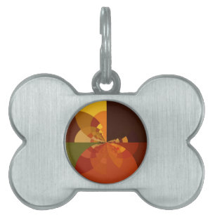 Médaillons Pour Animaux Domestiques Belle Terre Art Abstrait Imprimer