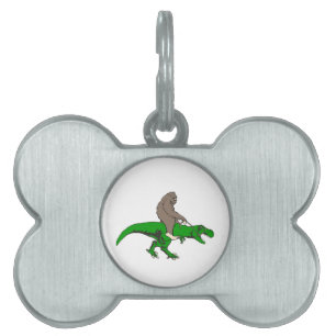 Médaillons Pour Animaux Domestiques Bigfoot montant T Rex