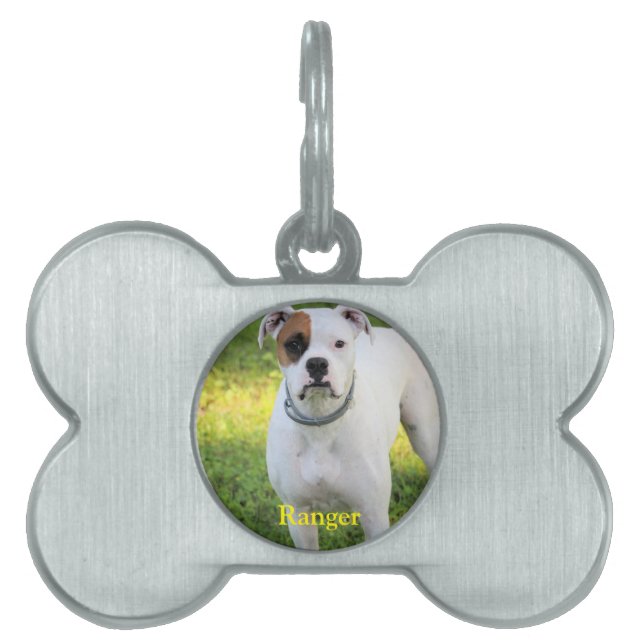 Médaillons Pour Animaux Domestiques Boxer (Devant)