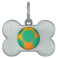 cercle vert en orange jaunâtre