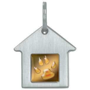Médaillons Pour Animaux Domestiques Chat doré