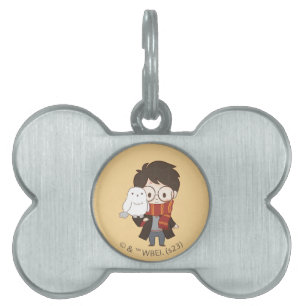 Médaillons Pour Animaux Domestiques Chibi HARRY POTTER™ & Hedwig