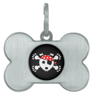 Médaillons Pour Animaux Domestiques Chien de pirate