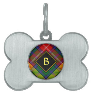 Médaillons Pour Animaux Domestiques Clan Buchanan Tartan