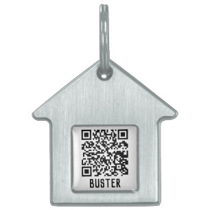 Médaillons Pour Animaux Domestiques Code QR avec nom