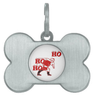 Médaillons Pour Animaux Domestiques Collection Père Noël Ho Ho Ho Ho