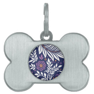 Médaillons Pour Animaux Domestiques Conception Florale 22
