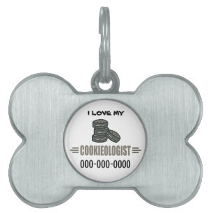 Médaillons Pour Animaux Domestiques Cookies amusants