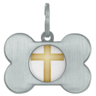 Médaillons Pour Animaux Domestiques Croix sainte