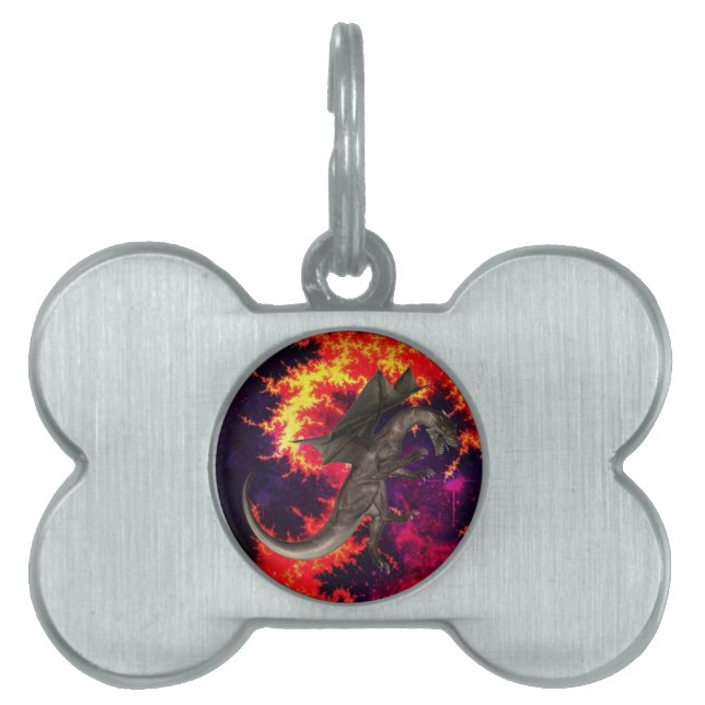 Médaillons Pour Animaux Domestiques Dragon (Devant)