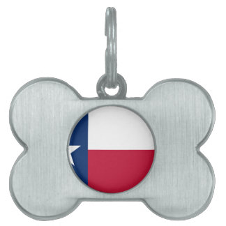 Médaillons Pour Animaux Domestiques Drapeau d'État du Texas