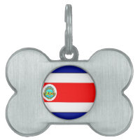 Drapeau stylisé du Costa Rica