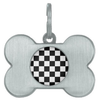 Médaillons Pour Animaux Domestiques Échecboard