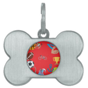 Médaillons Pour Animaux Domestiques émoticône sportive