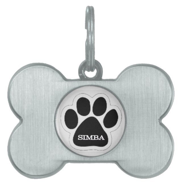 Médaillons Pour Animaux Domestiques Étiquette Simba pour animal de compagnie (Devant)