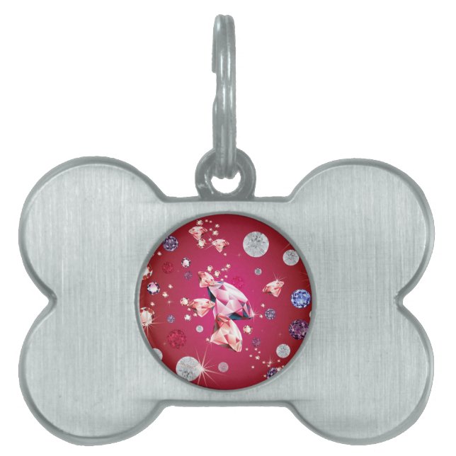 Médaillons Pour Animaux Domestiques Galaxie Diamond 6 (Devant)