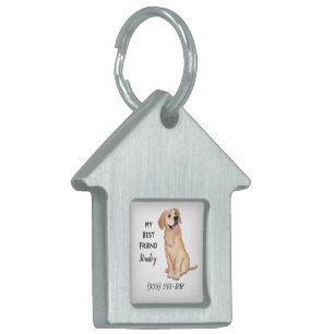 Médaillons Pour Animaux Domestiques Golden Retriever Mon meilleur ami Custom Dog House