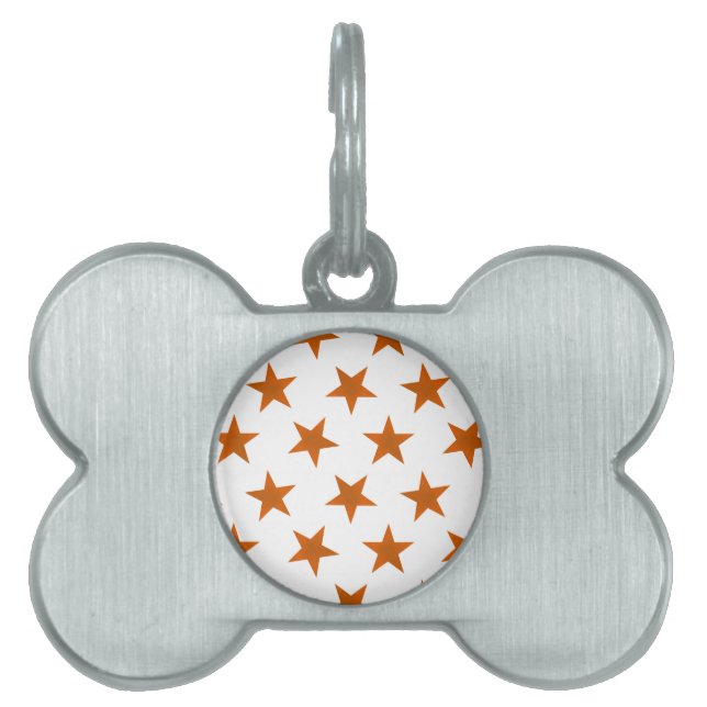 Médaillons Pour Animaux Domestiques Golden Stars Motif 6 (Devant)