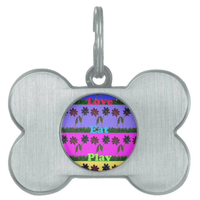 Médaillons Pour Animaux Domestiques Hakuna Matata Love Mange Jeu.png (Devant)