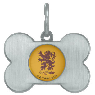 Médaillons Pour Animaux Domestiques Harry Potter   Gryffindor Lion Graphic