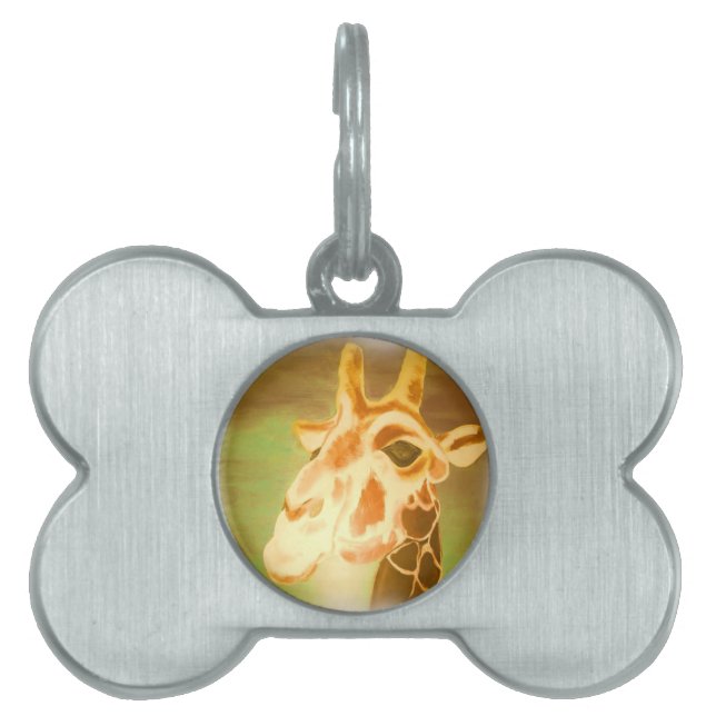 Médaillons Pour Animaux Domestiques Henri Giraffe (Devant)