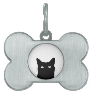 Médaillons Pour Animaux Domestiques Je vois Cat Click to Select Your Color Decor Optio
