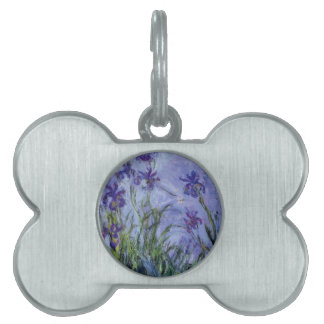 Médaillons Pour Animaux Domestiques le cru fleurit lilac-irises-1917 monet.