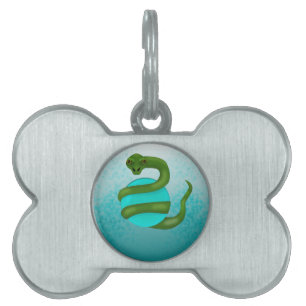 Médaillons Pour Animaux Domestiques Le serpent