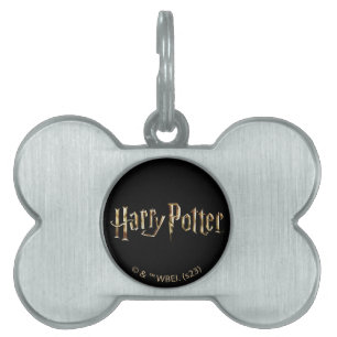 Médaillons Pour Animaux Domestiques Logo Gold Harry Potter