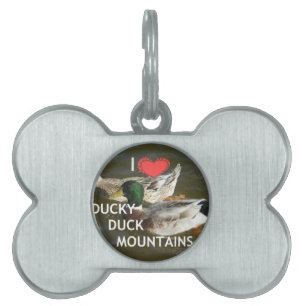 Médaillons Pour Animaux Domestiques Montagnes de canards.