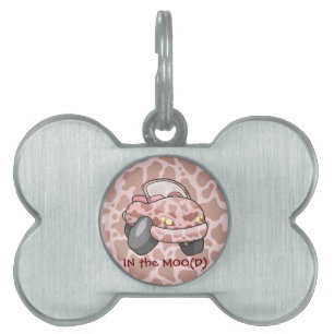 Médaillons Pour Animaux Domestiques Moo Car